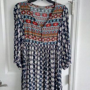UMGEE TUNIC/DRESS XL, BOHO STYLE